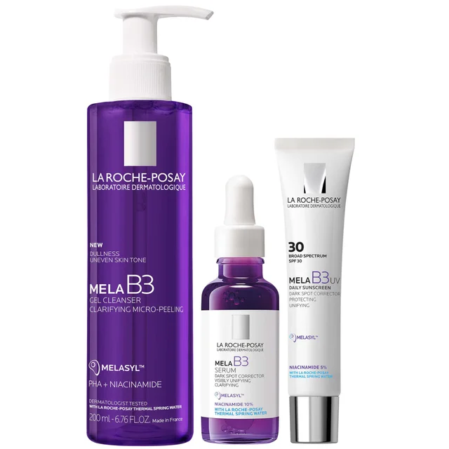 La Roche-Posay Mela-B3 Dark Spot Regimen: Cleanse, Treat, Protect