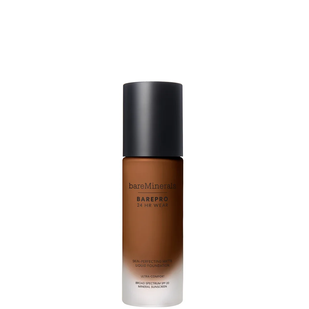 bareMinerals BAREPRO® 24 Hour Matte Liquid Foundation Mineral SPF 20 - Deep 57 Neutral Image 1