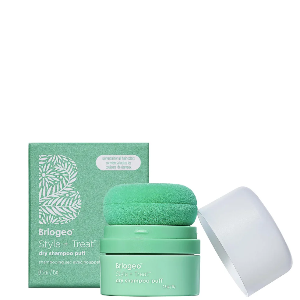 Briogeo Style + Treat Dry Shampoo Puff - Universal for all Hair Colors Image 1