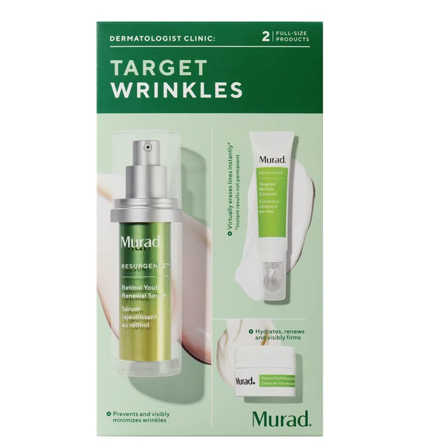 Murad Dermatologist Clinic: Target Wrinkles - Value Kit (Worth $184)