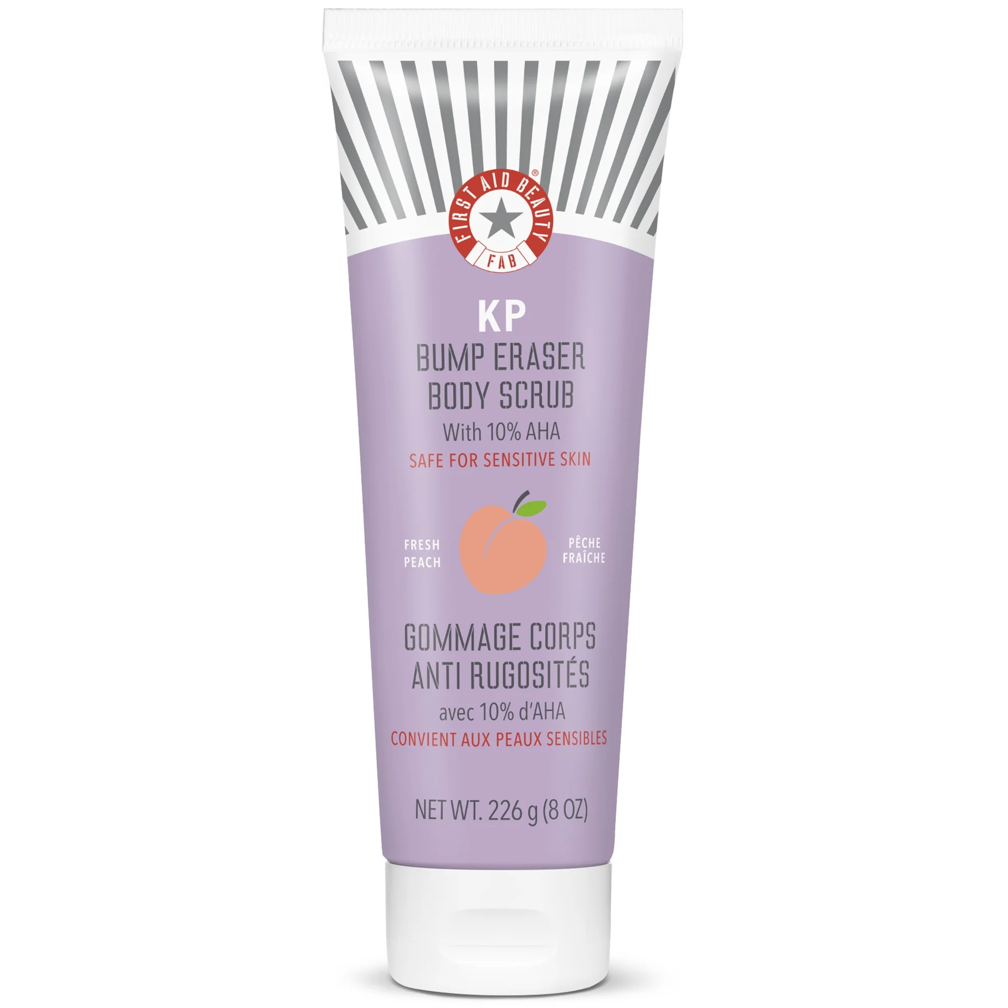 First Aid Beauty Razor First Aid Beauty KP Bump Eraser Body Scrub with 10% AHA 8oz - Peach ...