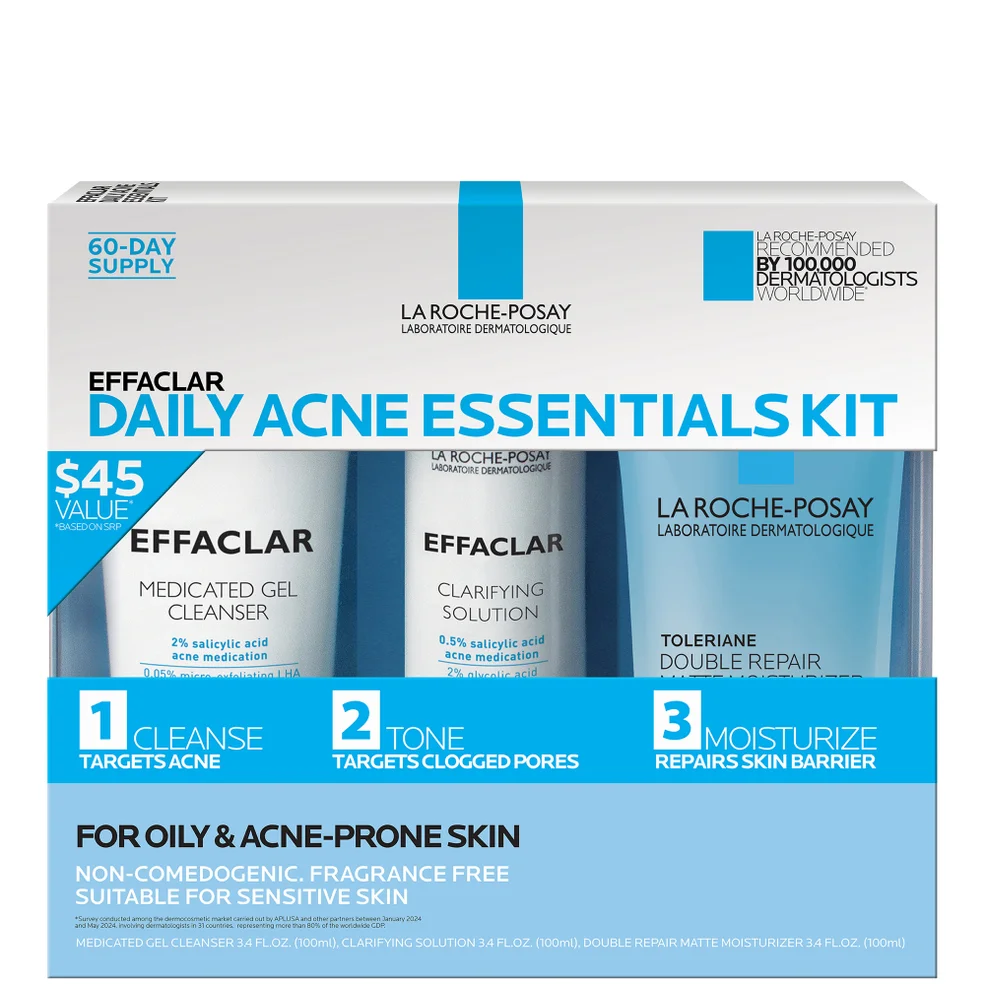 La Roche-Posay Effaclar Acne Daily Essentials Kit ($45 Value) Image 1