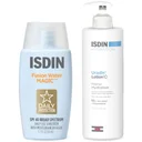 ISDIN Fusion Water Magic SPF40 50ml & ISDIN Uradin® Lotion10 Hydrating Body Moisturizer Duo ($80 Value)