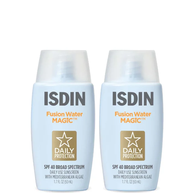 ISDIN Fusion Water Magic SPF40 50ml Duo ($76 Value)