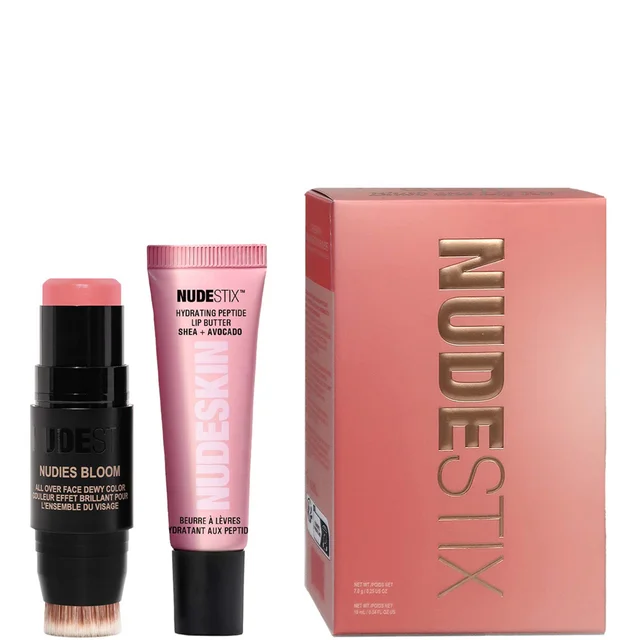 Nudestix Rosy Pink Glow Blush + Lip Kit (Worth $55)
