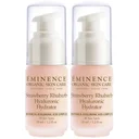 Eminence Organic Skin Care Strawberry Rhubarb Hyaluronic Hydrator Duo