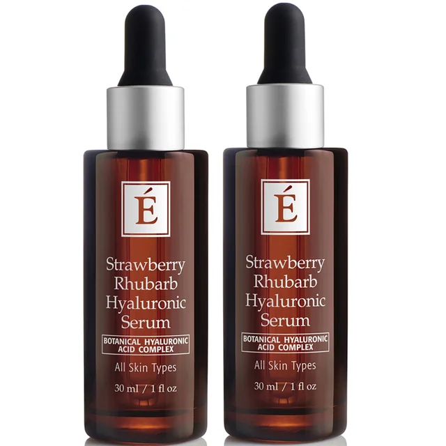 Eminence Organic Skin Care Strawberry Rhubarb Hyaluronic Serum Duo (Worth $110.00)