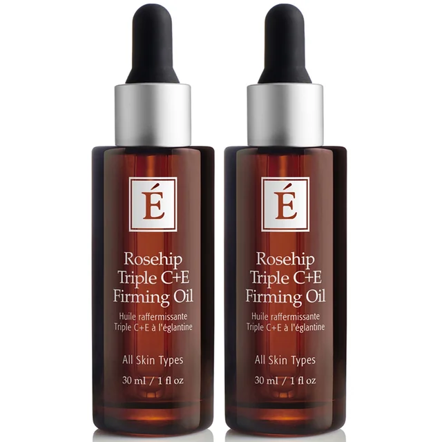 Eminence Rosehip Triple C+E Firming Oil Duo (Worth $236)