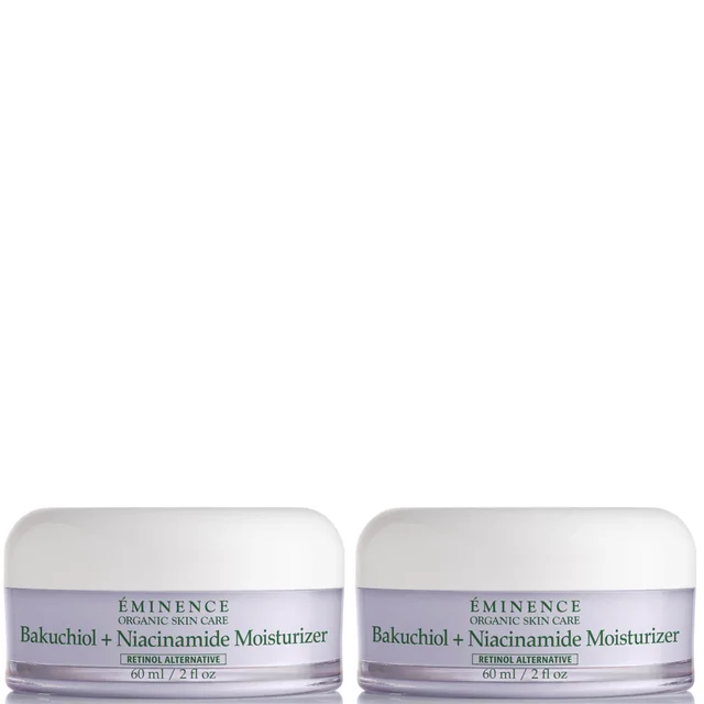 Eminence Organic Skin Care Bakuchiol + Niacinamide Moisturizer Duo (Worth $138)