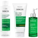Vichy Dercos Anti-Dandruff Routine with Hydrating Scalp Treatment Serum (Worth $89.00)
