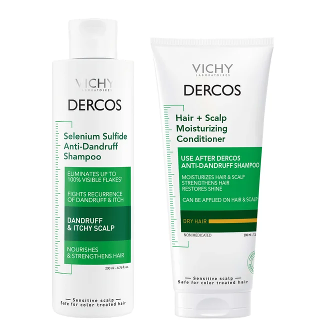 Vichy Dercos Anti-Dandruff Shampoo and Conditioner Duo (Worth $39.98)