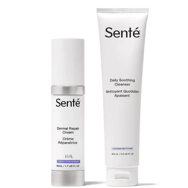 SENTÉ Dermal Repair & Daily Soothing Cleanser Duo