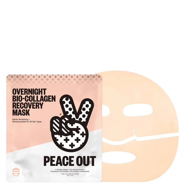 Peace Out Overnight Barrier Hydrating Bio-Collagen Recovery Mask (1 Mask)