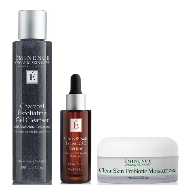 Eminence Organic Skin Care Men's Skincare Morning Routine Bundle (Worth $242)