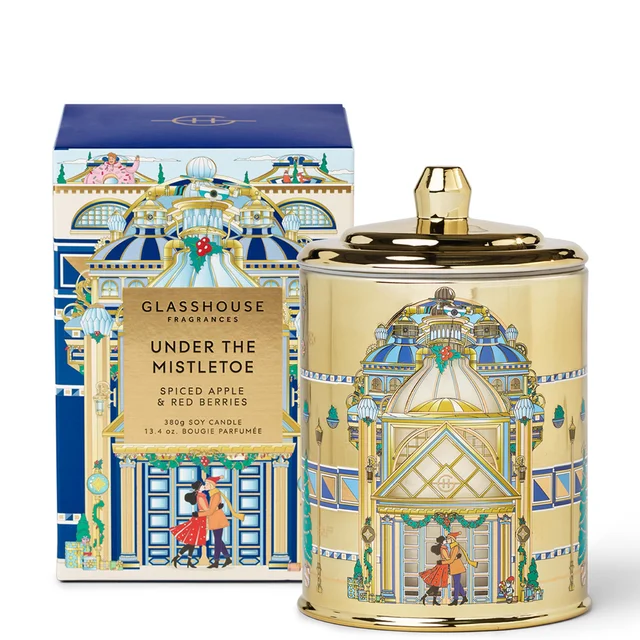 Glasshouse Fragrances Under The Mistletoe Candle 13.4oz