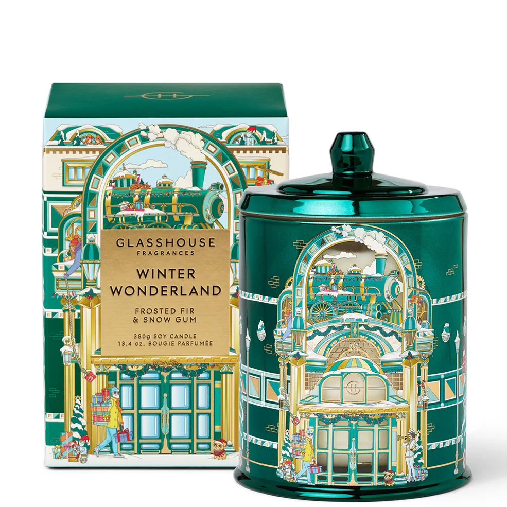 Glasshouse Fragrances Winter Wonderland Candle 13.4oz Image 1