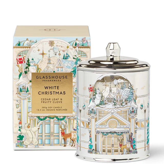 Glasshouse Fragrances White Chrsitmas Candle 13.4oz