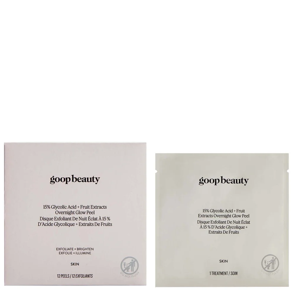 Goop Acid goop beauty 15% Glycolic Acid Overnight Glow Peel (12 count) | Dermstore