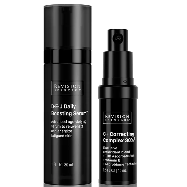 Revision Skincare DEJ Daily Boosting Serum & Travel Size C+ Correcting Complex 30%