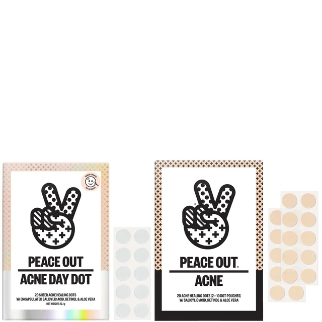 Peace Out Acne Salicylic Acid Day & Night Duo - Jumbo (40 Dots) ($39 Value)