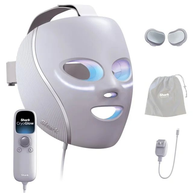 Shark™ CryoGlow™ Under-Eye Cooling + LED Anti-Aging & Skin Clearing Mask - Lilac Chill