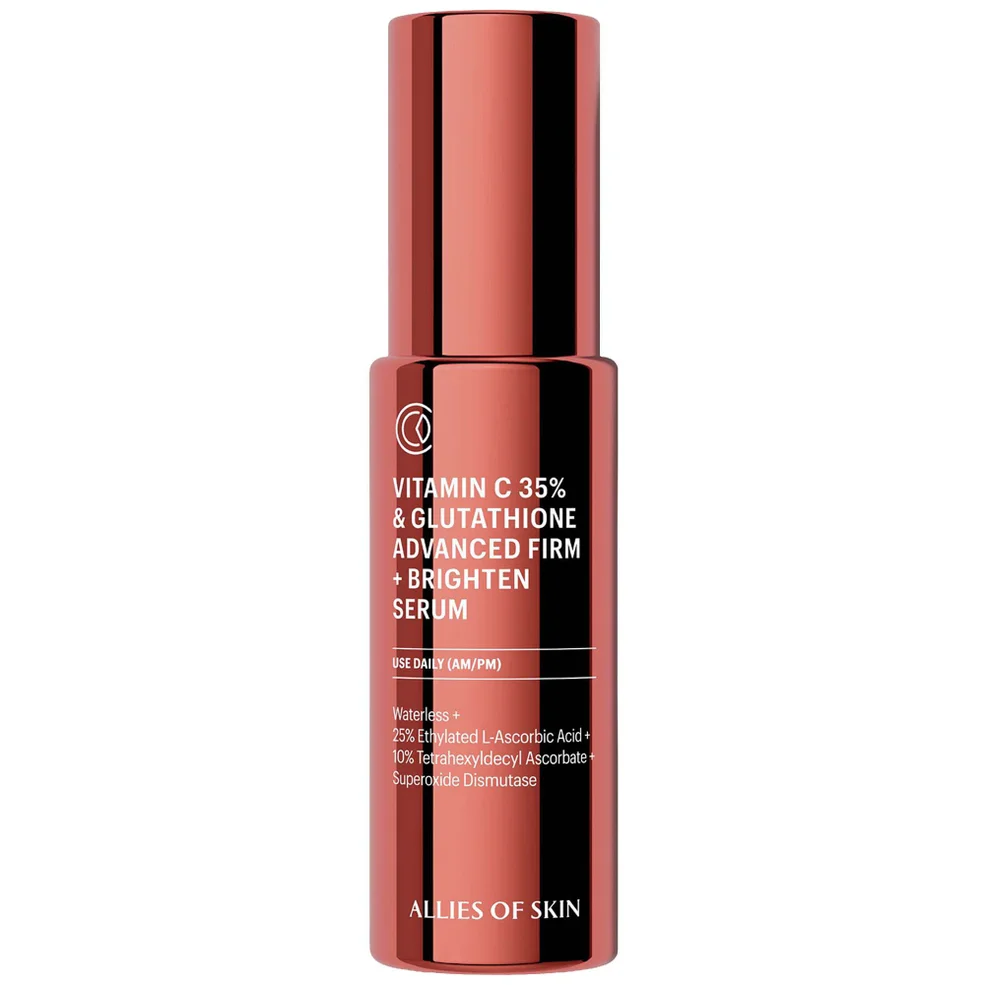 ascorbic acid with glutathione Allies of Skin Vitamin C 35% & Glutathione Advanced Firm + Brighten Serum 1fl. oz ascorbic acid with glutathione Allies of Skin Vitamin C 35% & Glutathione Advanced Firm + Brighten Serum 1fl. oz