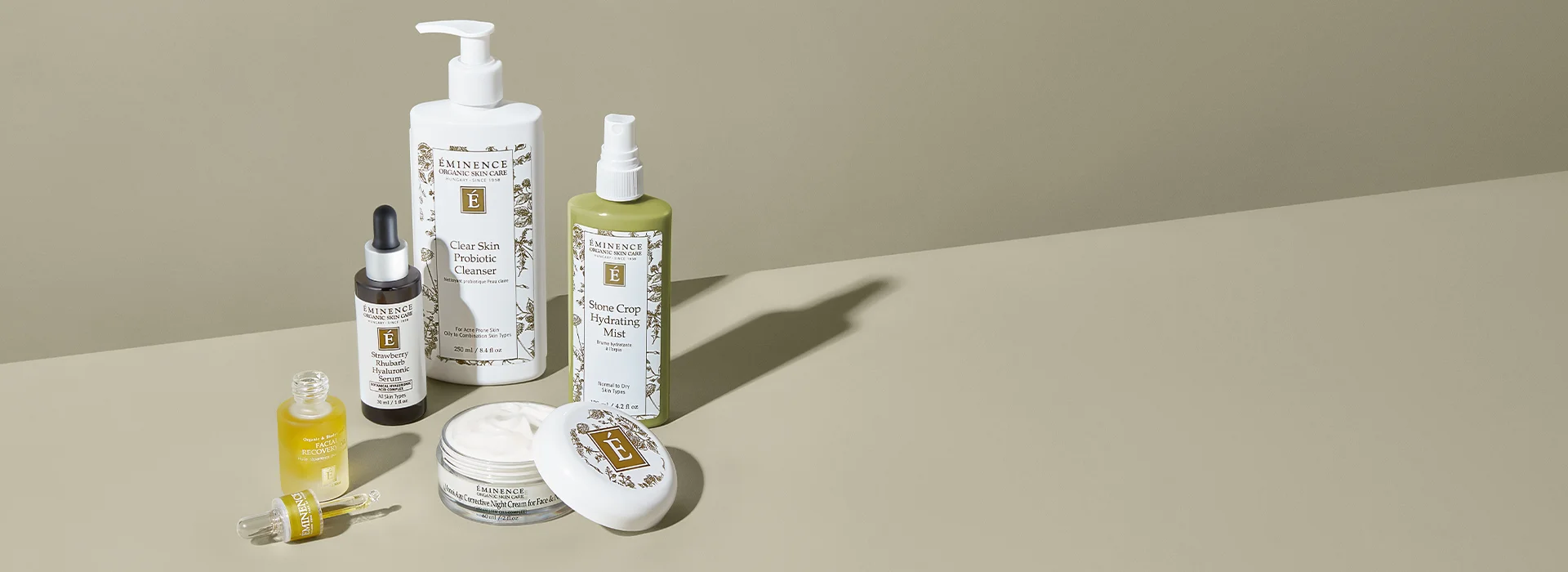 Eminence Organic Skin Care. As an industry pioneer, Eminence Organic Skin Care has kept the philosophy of “organic with results” close to its heart, with handmade products designed to bring together potent healing and beautifying properties with traditional Hungarian techniques. Their award-winning formulations are free from harmful chemicals to reveal your healthiest-looking skin. SHOP NOW