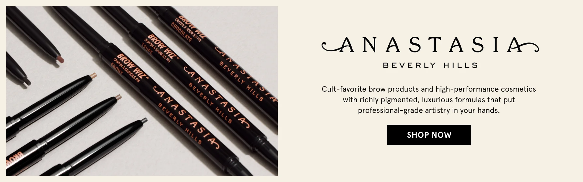 Anastasia Beverly Hills brow products. Shop now.