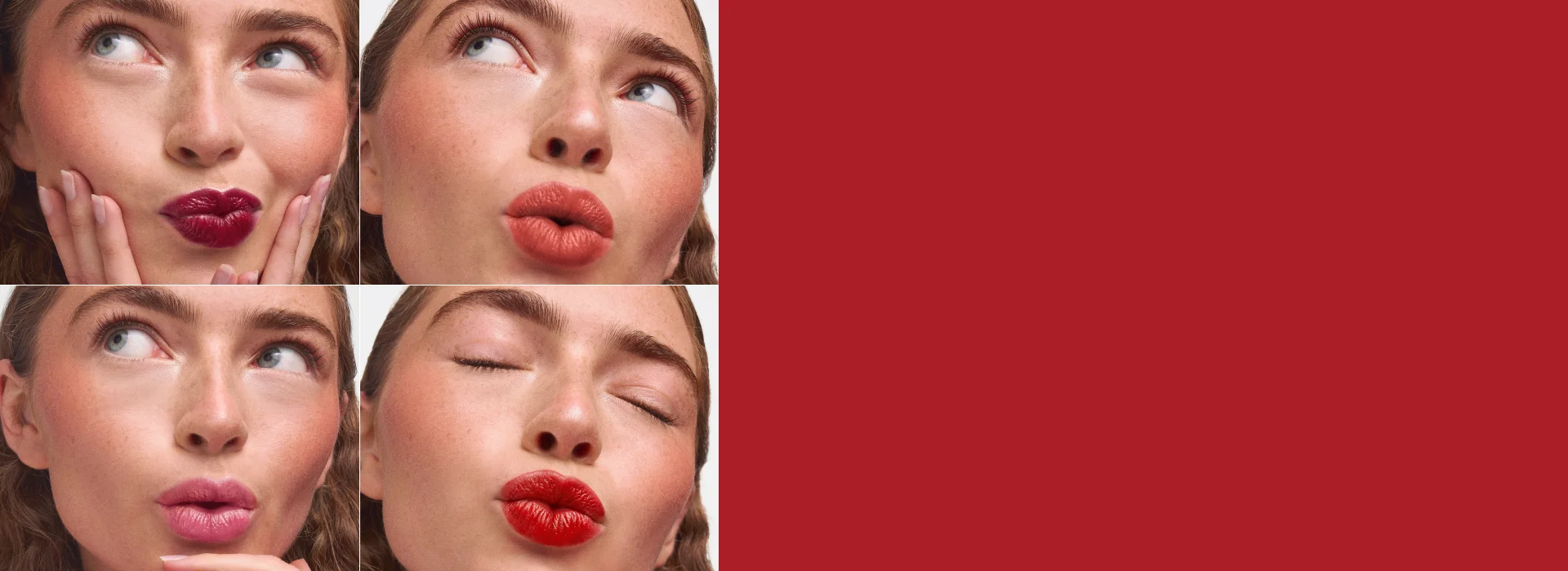 Party-perfect beauty that’s made for mistletoe moments
and midnight kisses.