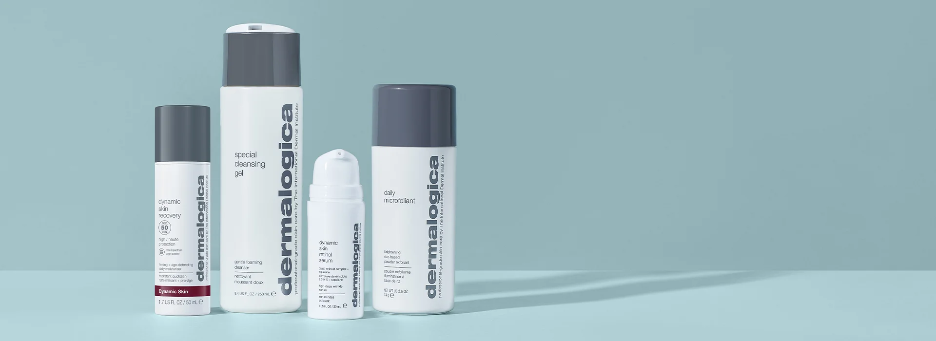 Dermalogica:  One million+ skin treatments & counting: Founded by a skin therapist, Dermalogica's custom solutions work for your skin today & for all of its tomorrows.